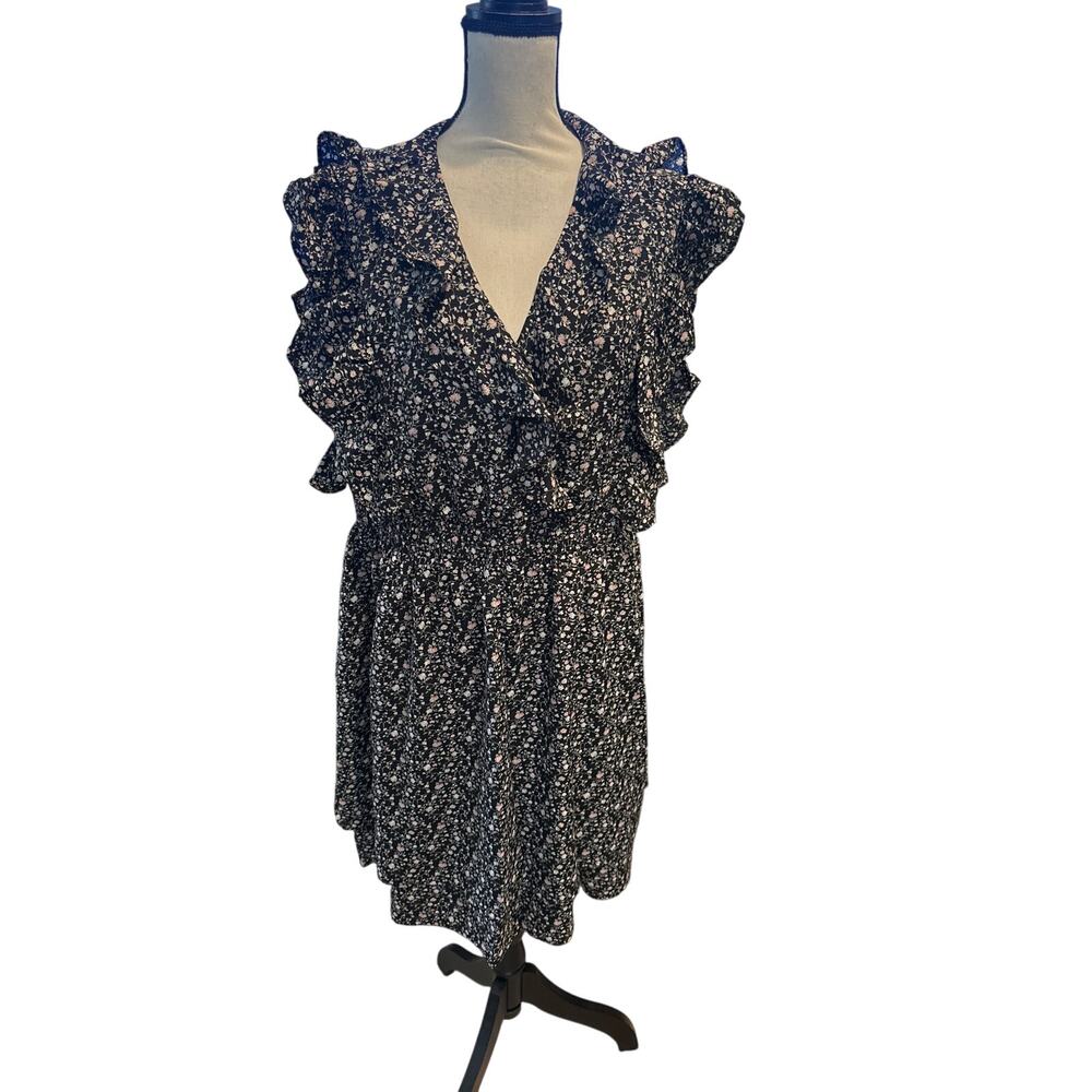 Women Chicsoul Floral Knee Length Dress Size 1X